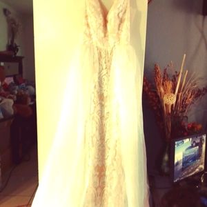A wedding dress